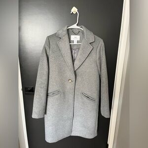 Halston Heritage Light Gray Trench Coat